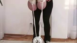 მუდმივი busty ლედი tattoo მოწყობა ქმარი, მასაჟი