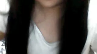 სანამ სექსი, cute girl აფრინდა მისი panties და bra