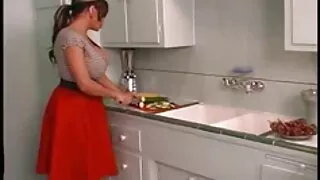 Gaping gams ქალი, თავად ერთად penis